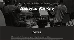 Desktop Screenshot of andrewkaiser.com